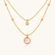 Lunar Drop Necklace - 18k Gold (Demi Fine)