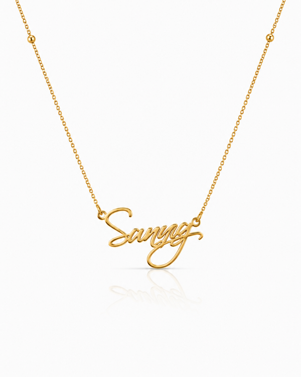 Calligraphy Name Necklace
