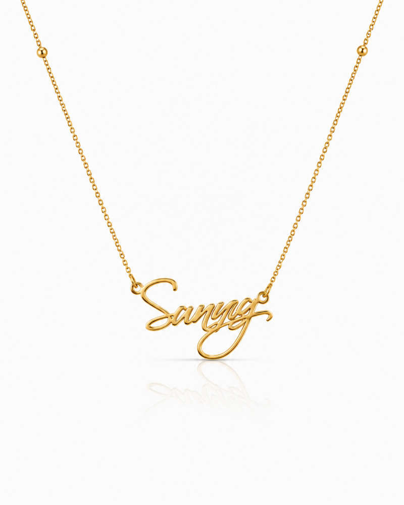 Calligraphy Name Necklace