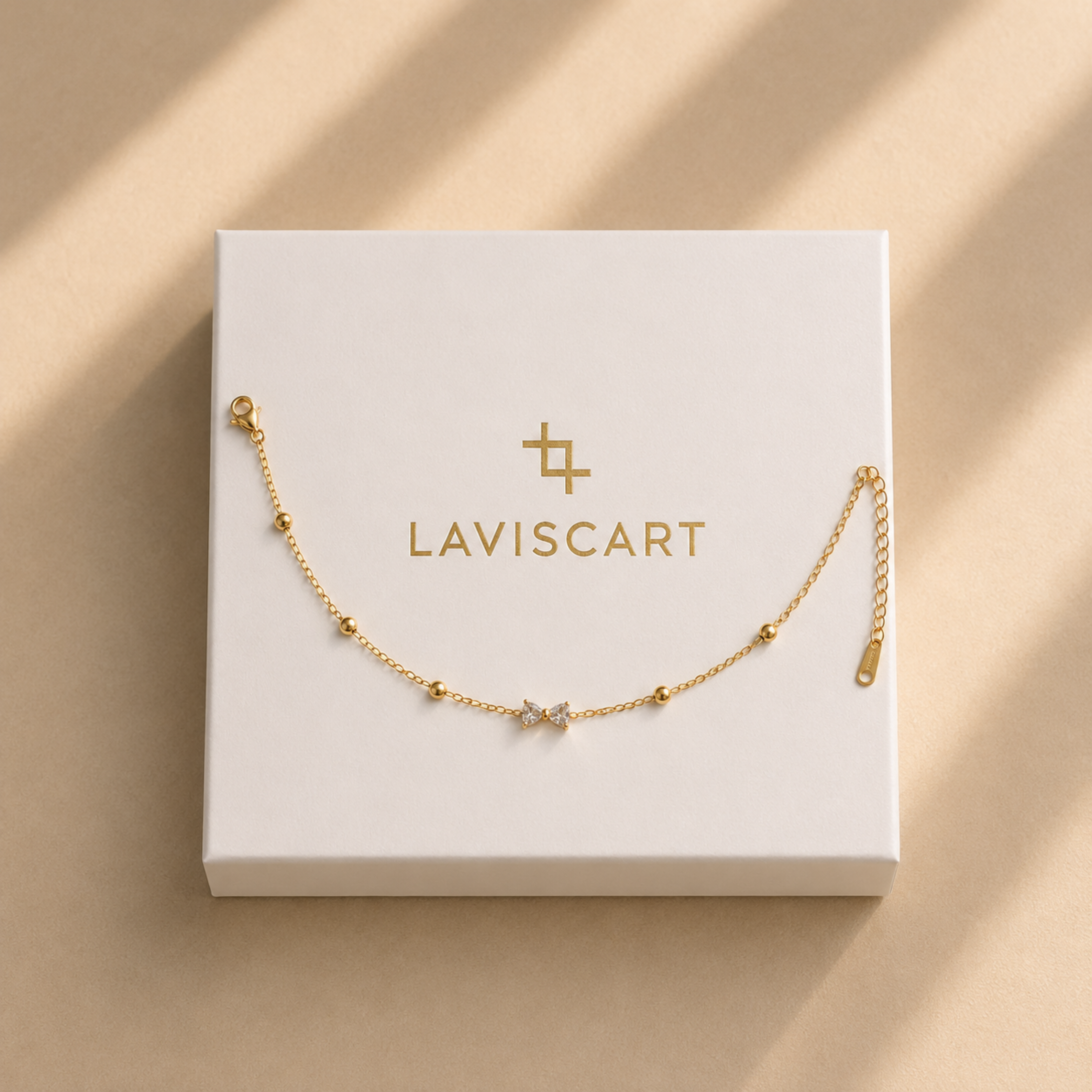 Crystal Petal Anklet