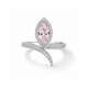 Rosy Leaf Shine Ring