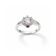 Silver Solitaire Ring