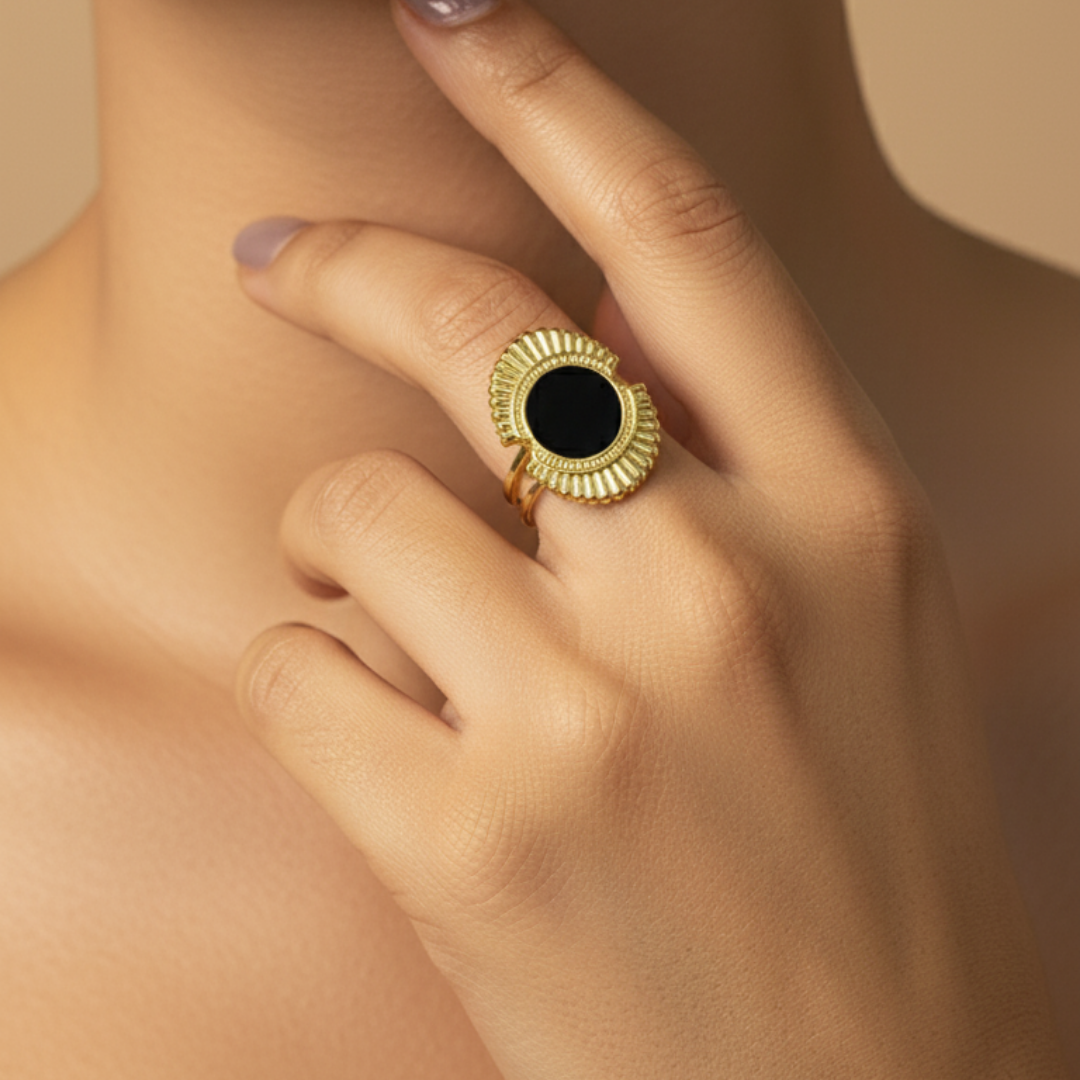 Black Pearl Royale Ring