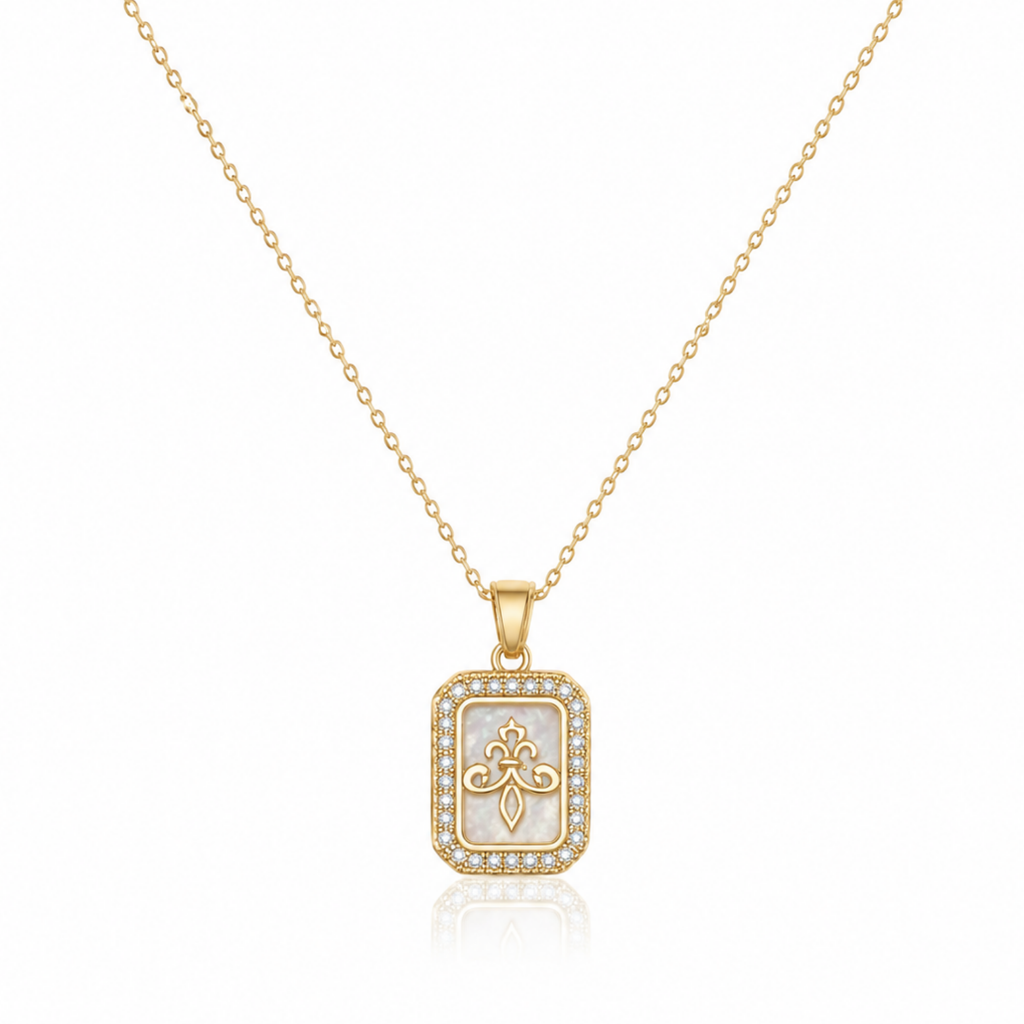 Fleur-De-Lis Pendant Necklace