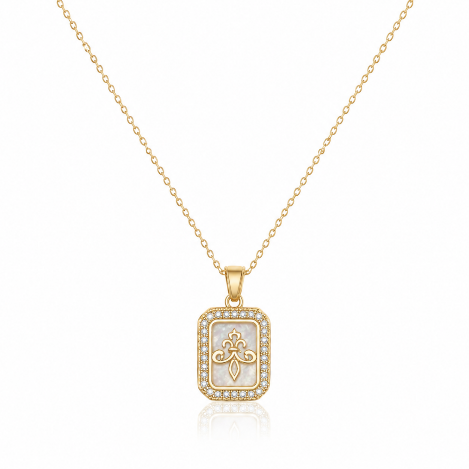 Fleur-De-Lis Pendant Necklace