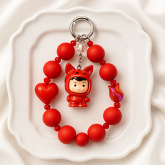 Red Gothic Mobile Charm