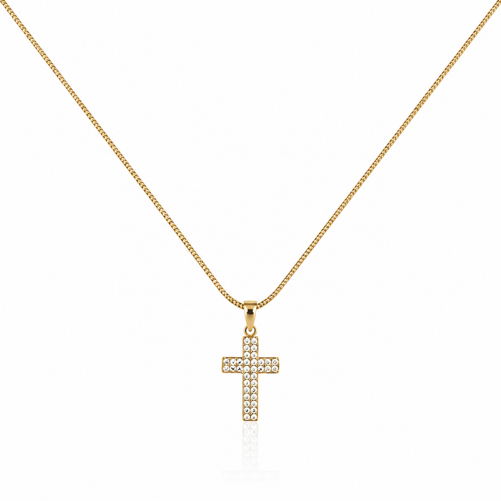 Divine Spark Cross Necklace