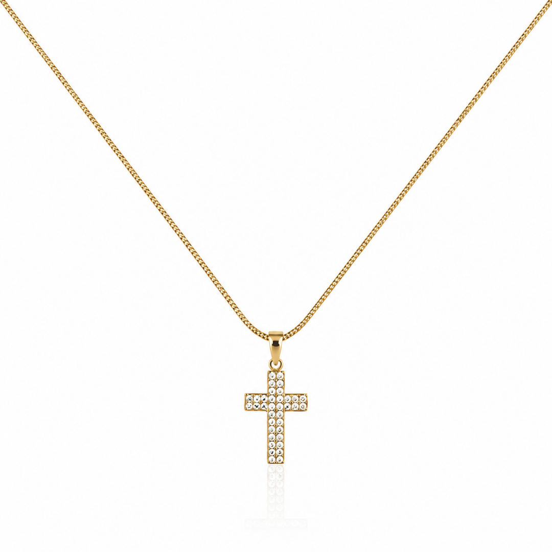 Divine Spark Cross Necklace