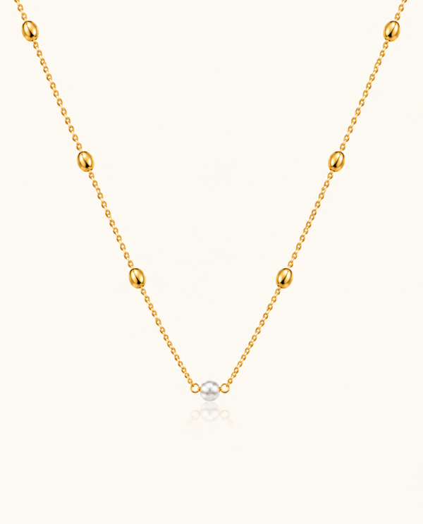 Pearl Muse Necklace - 18K Gold (Demi Fine)