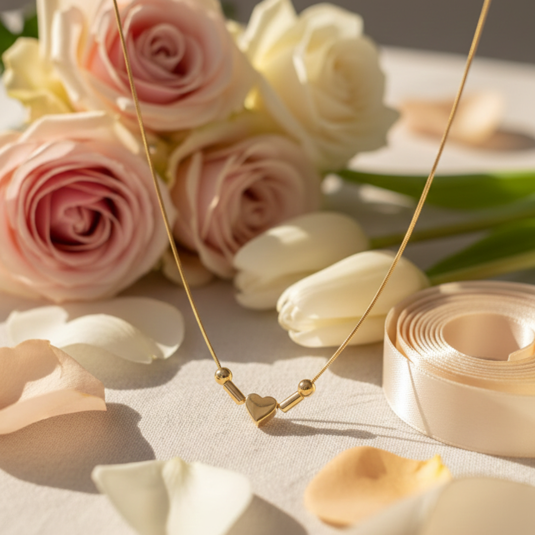 Couple Initial: Morse Code Necklace