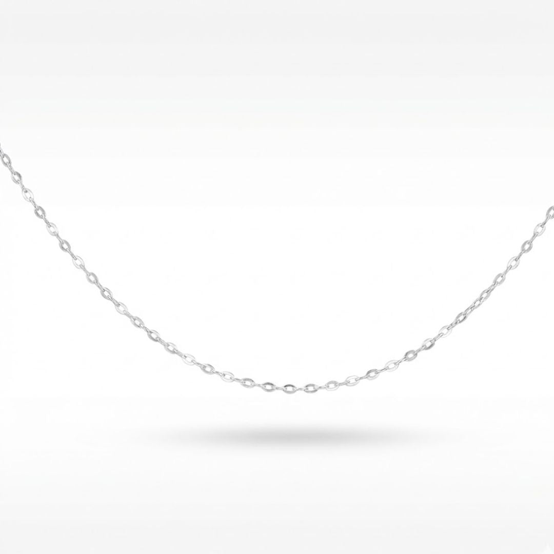 Twisted Silver Glow Waist Chain