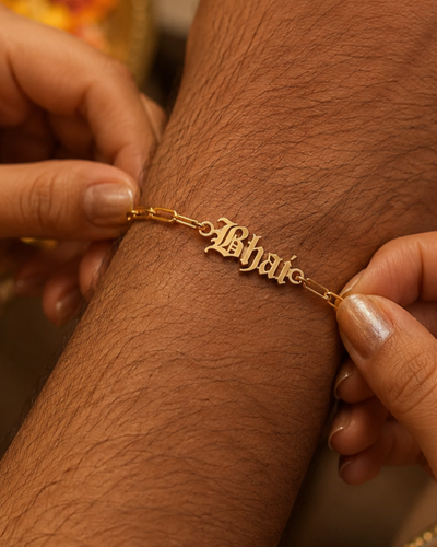 Old English Name Bracelet