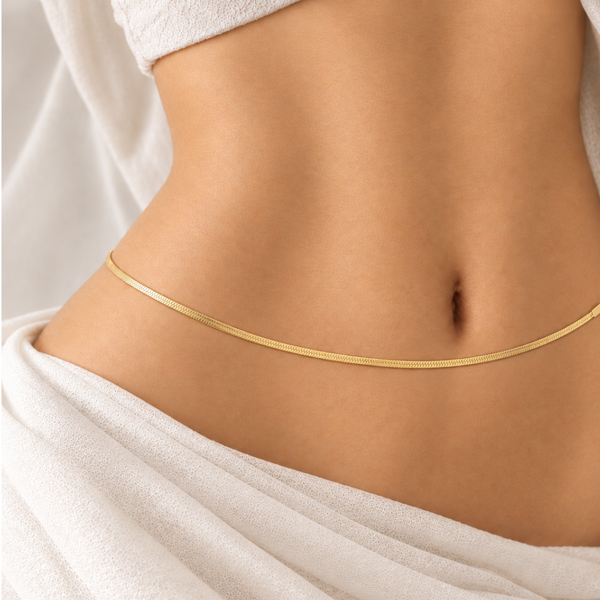 Golden Mirage Snake Waist Chain