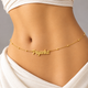 Signature Script Name Waist Chain
