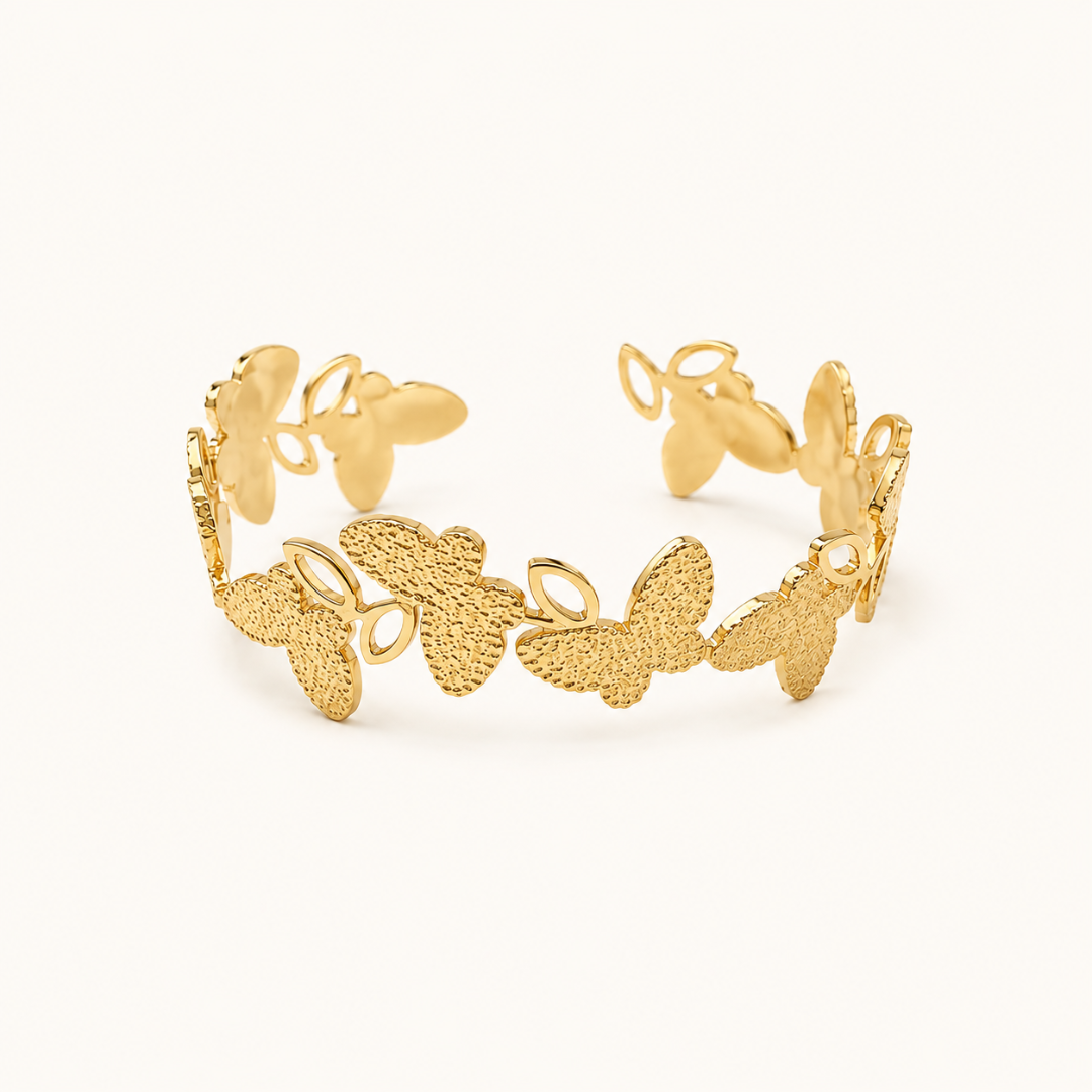 Butterfly Trail kada - 18k Gold (Demi Fine)