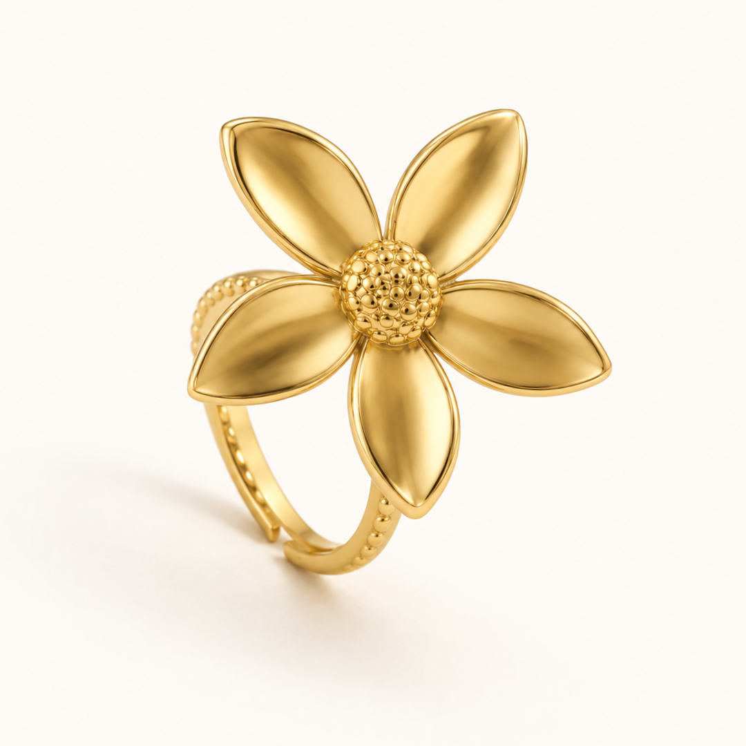 Petal Bloom Ring - 18k Gold (Demi Fine)
