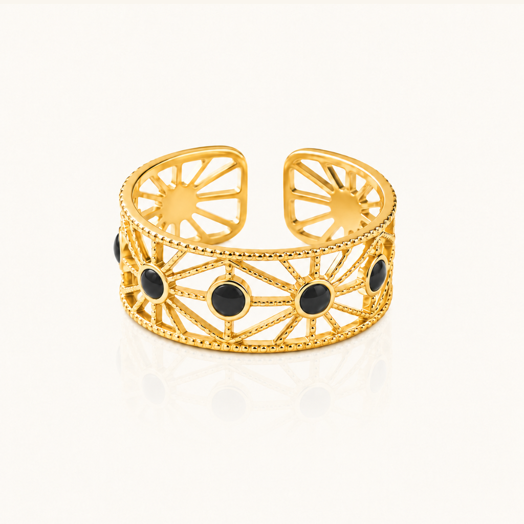 Golden Sun Ring - 18k Gold (Demi Fine)