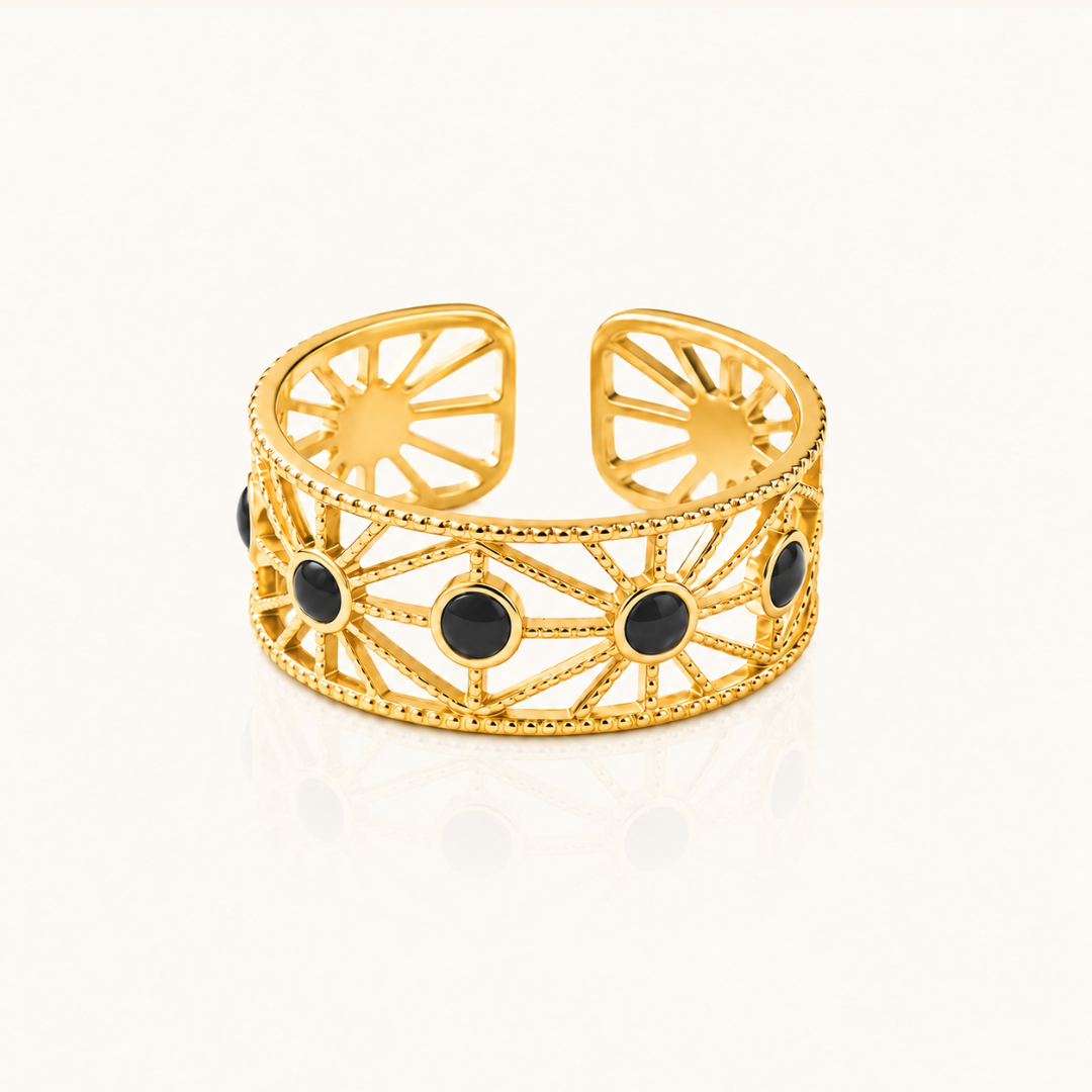 Golden Sun Ring - 18k Gold (Demi Fine)