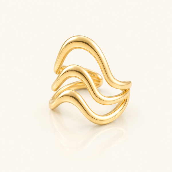 lucid Curve Ring - 18k Gold (Demi Fine)