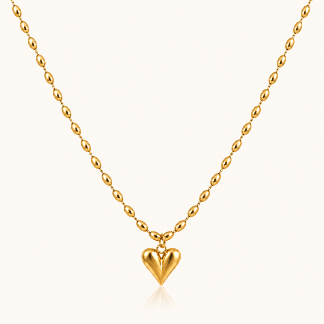 Golden Love Drop Necklace