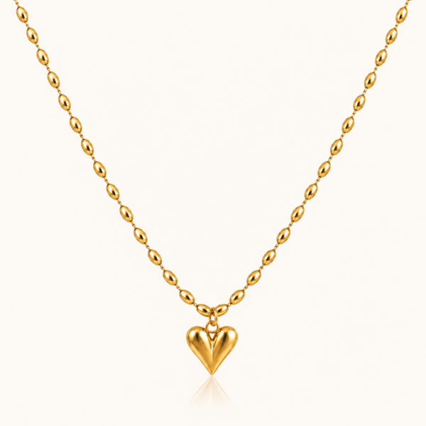 Love Drop Necklace -18k Gold (Demi Fine)