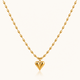 Golden Love Drop Necklace