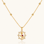 Rose Crush  Necklace - 18k Gold (Demi Fine)