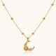 Moonlit Rose Pendant Necklace