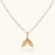 Pearl Angel Wing Necklace