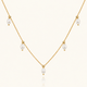pearl drop necklace - 18K Gold ( Demi Fine)