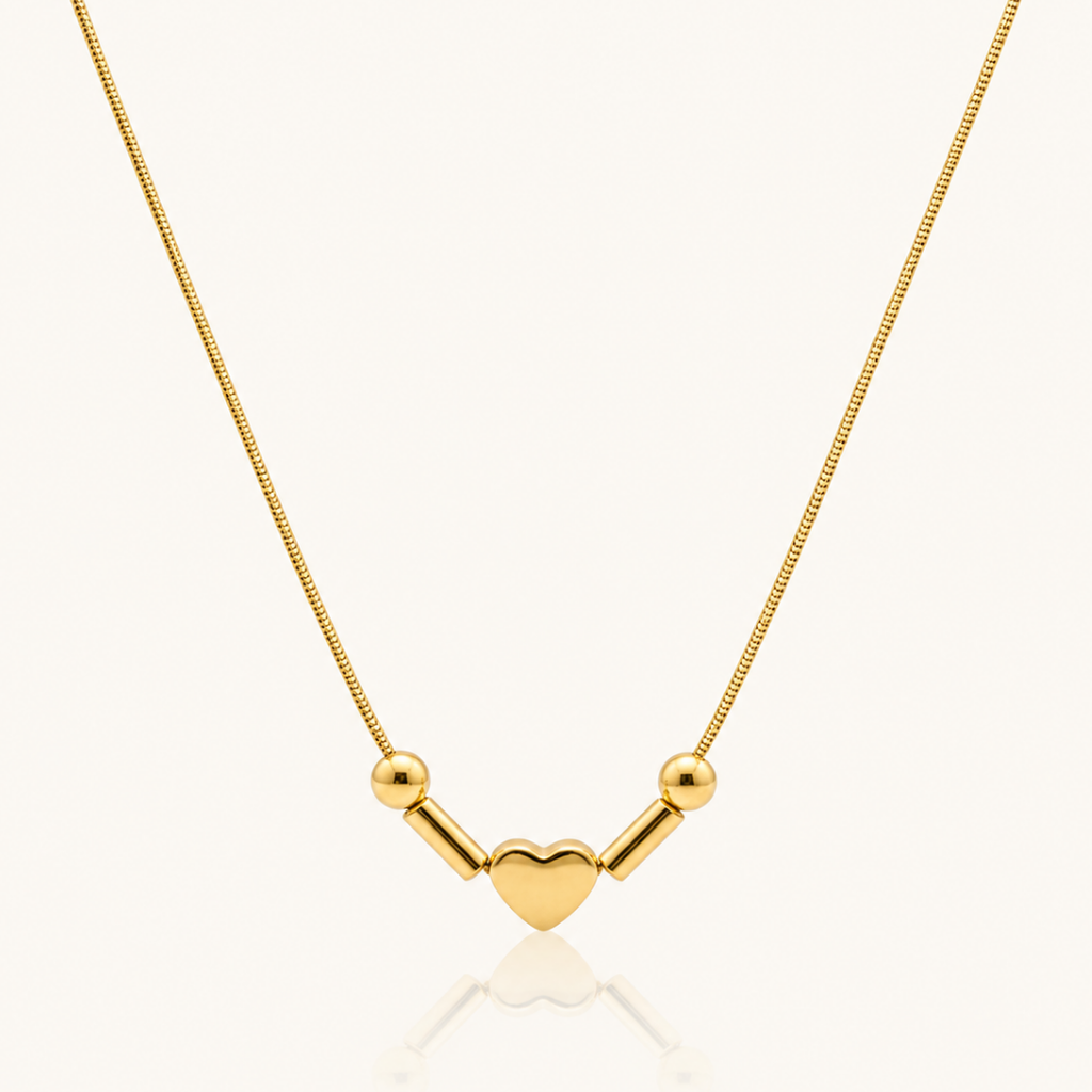 Couple Initial Morsecode Necklace