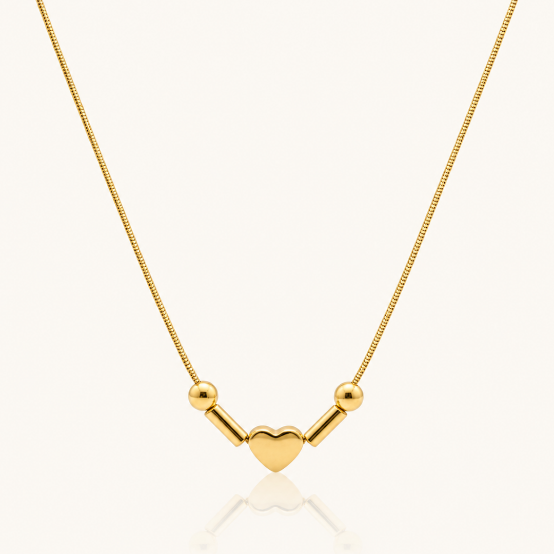 Couple Initial Morsecode Necklace