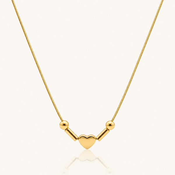Couple Initial Morsecode Necklace