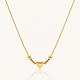 Couple Initial Morsecode Necklace