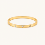 Diamond Dot kada - 18k Gold (Demi Fine)