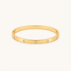 Diamond Dot kada - 18k Gold (Demi Fine)