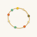 Color Bloom Bracelet - 18k Gold (Demi Fine)