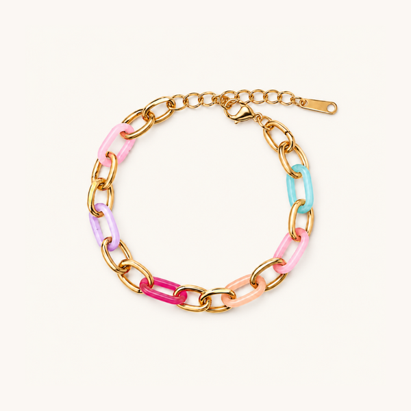 Candy Links bracelet - 18k Gold (Demi Fine)