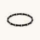 Black Bamboo bracelet - 18k Gold (Demi Fine)