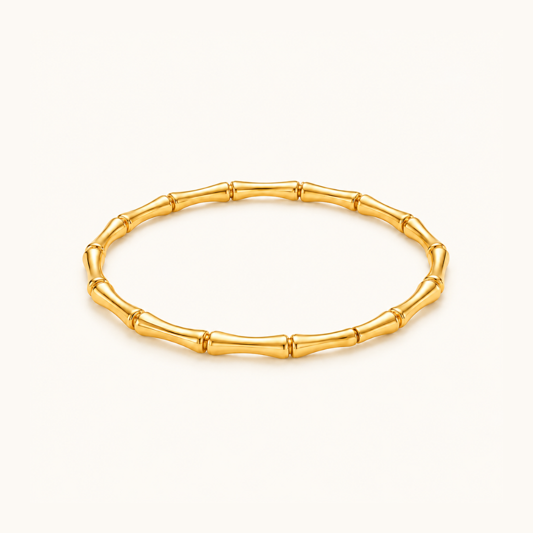 Bamboo Luxe bracelet - 18k Gold (Demi Fine)