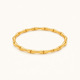 Bamboo Luxe bracelet - 18k Gold (Demi Fine)
