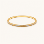 Diamond Edge Kada - 18k Gold (Demi Fine)