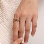 Jade Bloom Ring - 18k Gold (Demi Fine)
