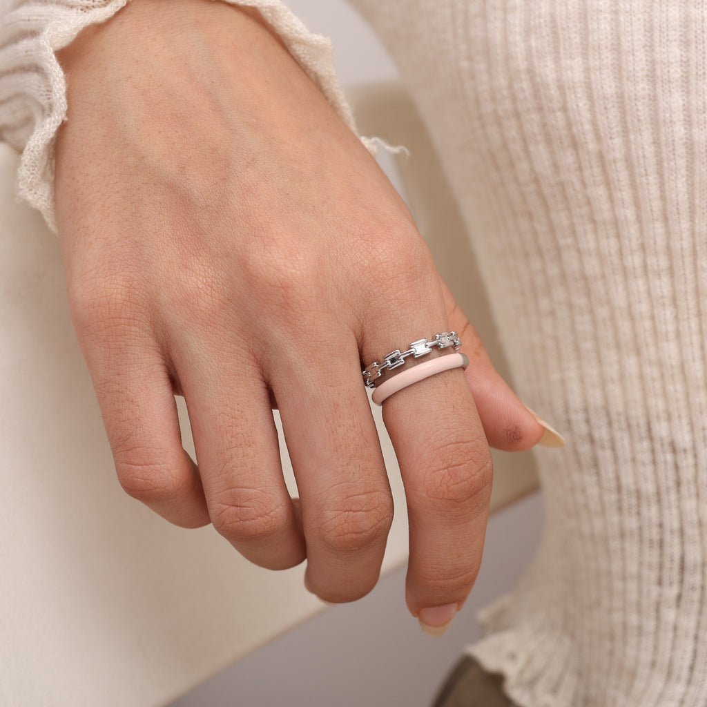 Dual-Band Elegance Ring