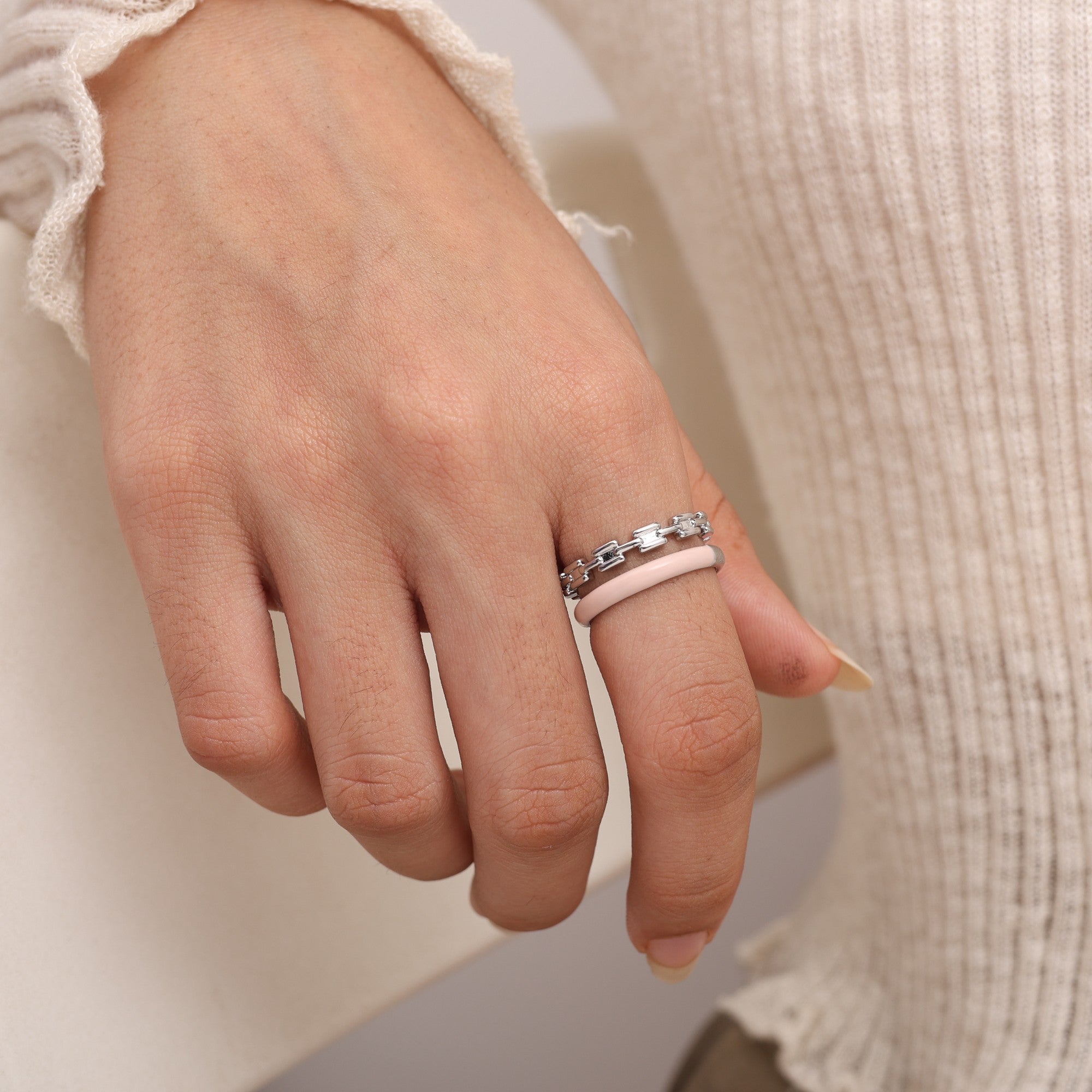 Dual-Band Elegance Ring