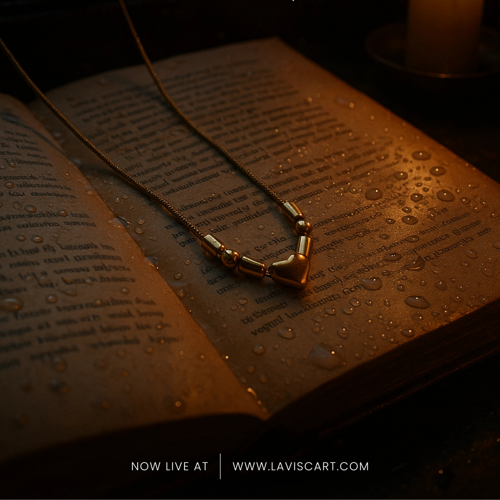 Couple Initial: Morse Code Necklace