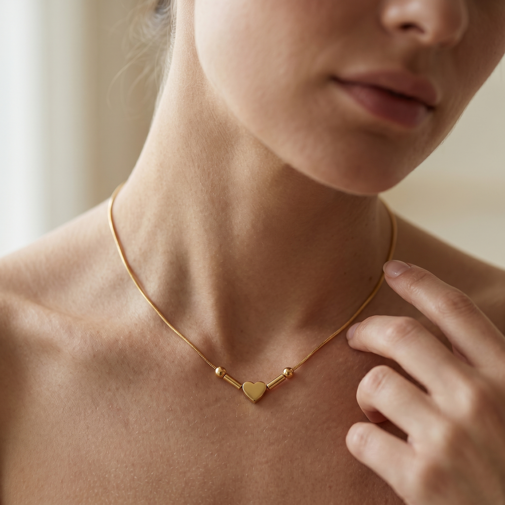 Couple Initial Morsecode Necklace