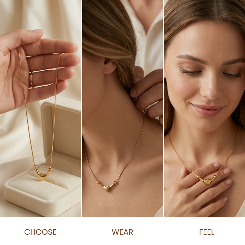 Couple Initial Morsecode Necklace