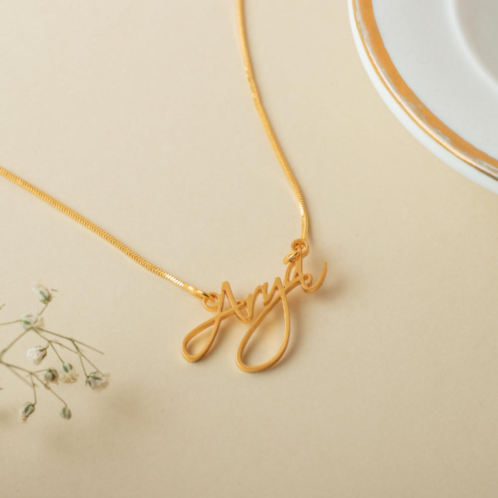 Calligraphy Name Necklace