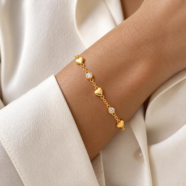 Love Orbit bracelet - 18k Gold (Demi Fine)